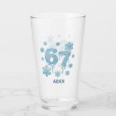 Verre 67 Funny 6 7 Six Seven Personalized Christmas (Devant)