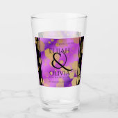 Verre 6e 33e 47e 48e anniversaire du Mariage Améthyste (Devant)