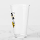 Verre 70e anniversaire Cheers & Bières à 70 ans drôle (Gauche)