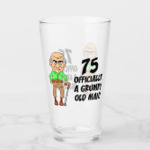 Verre 75e anniversaire officiellement Grumpy Vitrail (Devant)