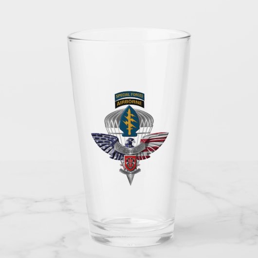 Verre 7e Ancien combattant du Groupe des forces spéciale (Devant)