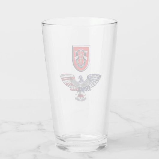 Verre 7e Groupe des forces spéciales (aéroporté) (Dos)