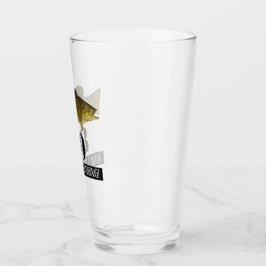 Verre 80e Anniversaire Basse Pêche à thème (Gauche)