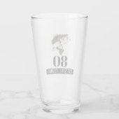 Verre 80e anniversaire gros achigan pêche Hommes (Dos)