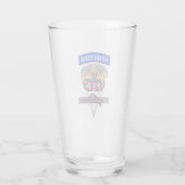 Verre 82e AVION Customisé À Flaming Wings (Dos)