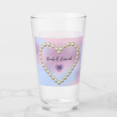 Verre 8th Wedding Anniversary Pearl Heart Keepsake (Dos)