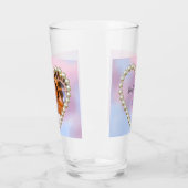 Verre 8th Wedding Anniversary Pearl Heart Keepsake (Gauche)