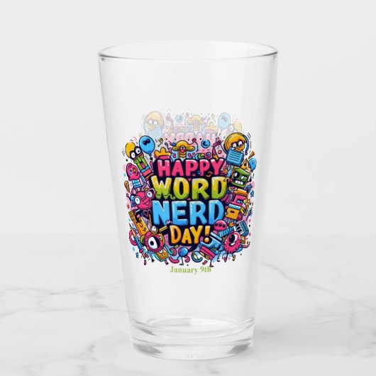 Verre 9 janvier - Jour Nerd (Devant)