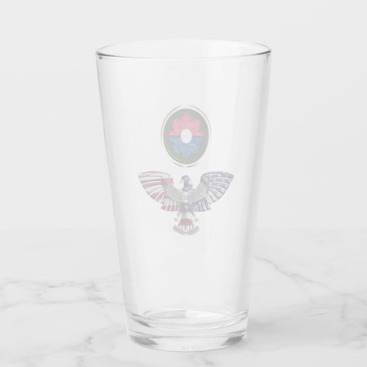 Verre 9e division d'infanterie Ancien combattant de l'ai (Dos)