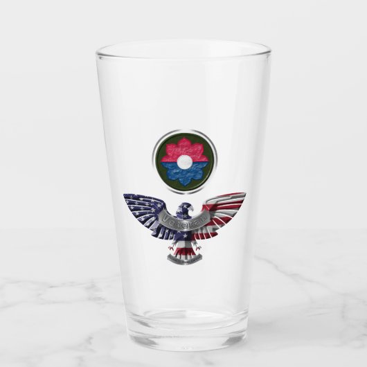 Verre 9e division d'infanterie Ancien combattant de l'ai (Devant)