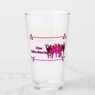 Verre 9ème jour de Noël-Neuf dames dansant