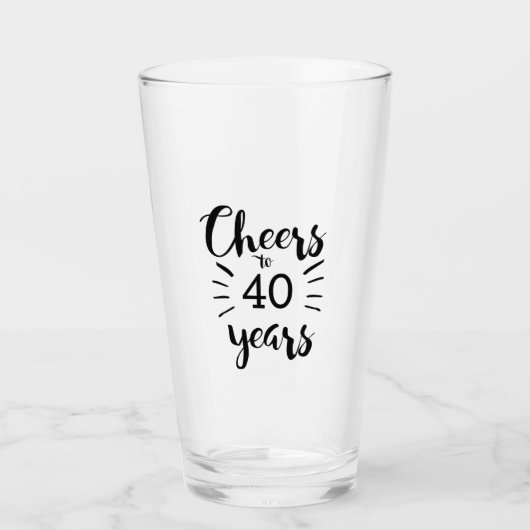 Verre À 40 ans (Devant)