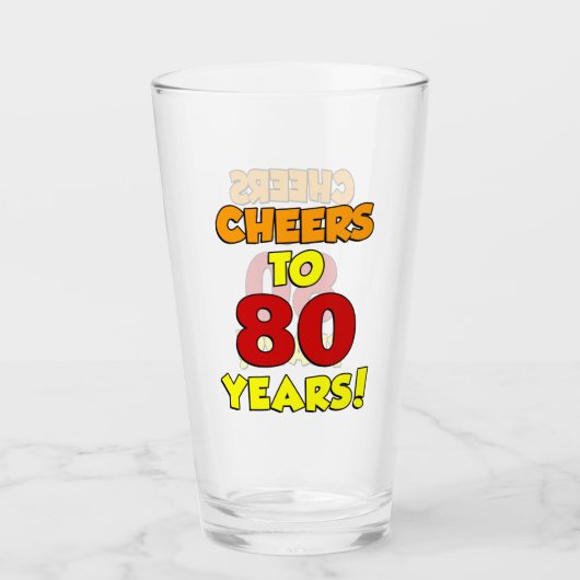 Verre À 80 Ans (Devant)