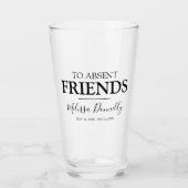 Verre À Absent Amis l Souvenir (Devant)
