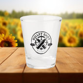 Verre à balles minimaliste noir