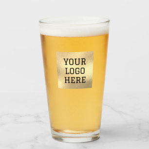 Verre à bière avec logo personnalisé d'entreprise 