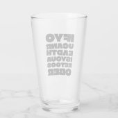 Verre à bière Bold Too Sober (Dos)