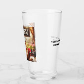 Verre à bière Coq Ivre Drôle (Gauche)