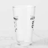 Verre à bière drôle de tacos boisson ivre (Gauche)