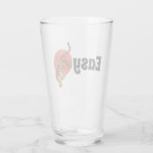 Verre à bière Easy Tiger – Typographie audacieuse (Dos)
