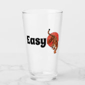Verre à bière Easy Tiger – Typographie audacieuse (Devant)