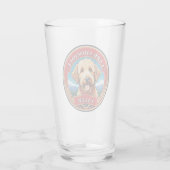Verre à bière Labradoodle Golden Doodle (Dos)