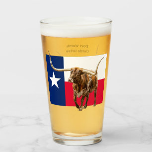 Verre à bière Longhorn de Fort Worth
