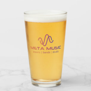 Verre à bière Meta Music