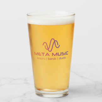 Verre à bière Meta Music