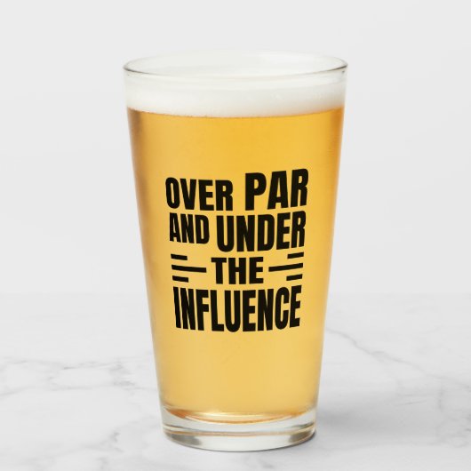 Verre à bière Par de golf (Devant (rempli))