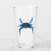 Verre à bière Paul McGehee Blue Crab (Devant)