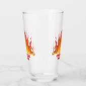 Verre à bière personnalisé Pompiers (Gauche)