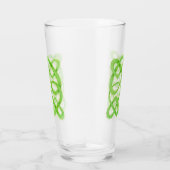 Verre à bière Pint GREEN CELTIC KNOT (Droite)