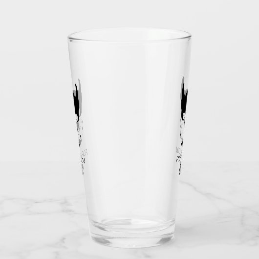 Verre à bière Puppy Play noir (Droite)