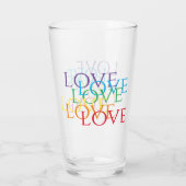 VERRE À BIÈRE RAINBOW LOVE (Dos)