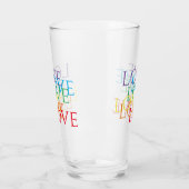 VERRE À BIÈRE RAINBOW LOVE (Gauche)