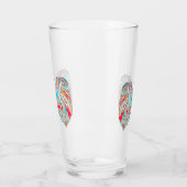Verre à boire avec Anthurium modifié (Gauche)