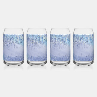 Verre à boire avec éclaboussures de peinture abstr