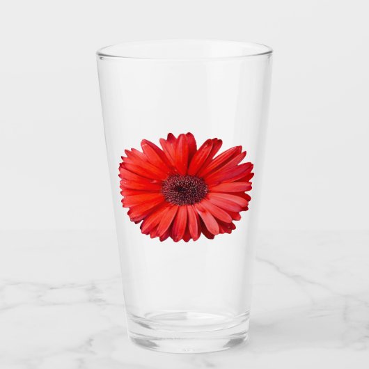 Verre à boire botanique Orange Daisy (Devant)