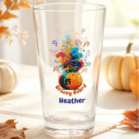 Verre à boire d'automne