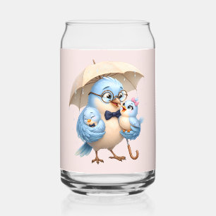 Verre à boire en verre de la famille Father Bird