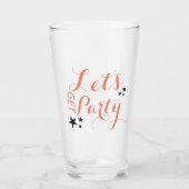 Verre à boire "Faisons la fête" (Devant)