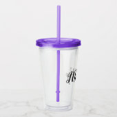 Verre à boire maman avec couvercle et paille (Droite)