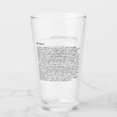 Verre à boire personnalisé pour les publications (Dos)