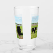Verre À Boire Pour La Vache Galloway Pour La Mère  (Gauche)