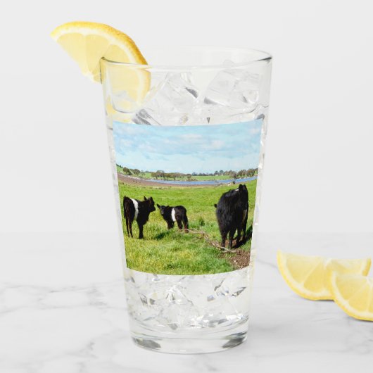 Verre À Boire Pour La Vache Galloway Pour La Mère  (Devant glace)