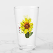 Verre à boire Tournesol (Dos)