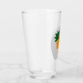 Verre à boisson américain au trèfle orange (Droite)