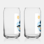 Verre à canne imprimé (Droite)