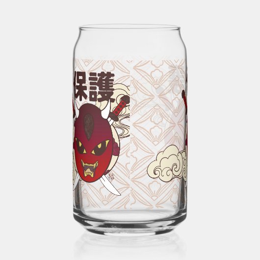 verre a cannette masque hannya (Droite)